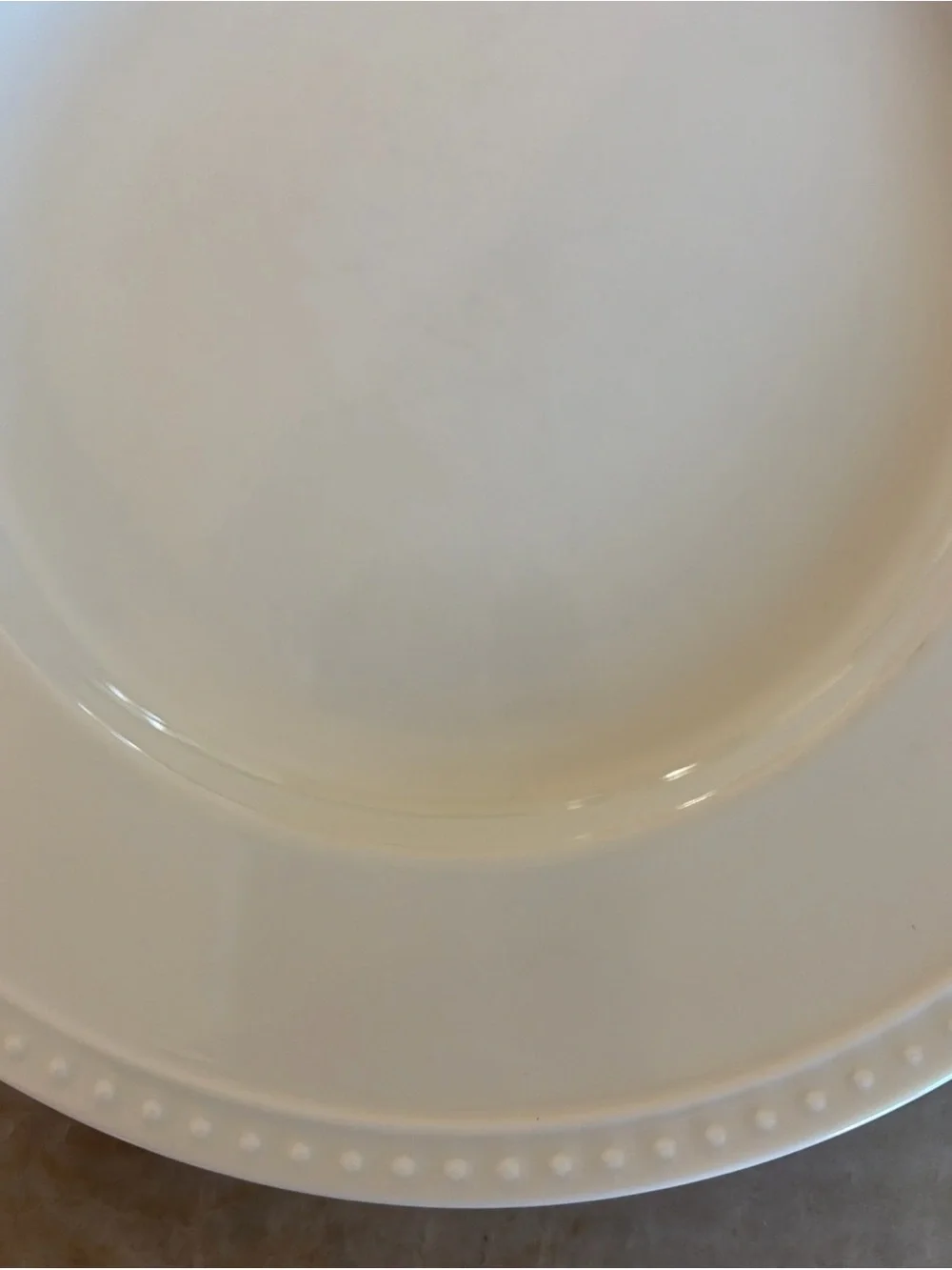 Crate & Barrel STACCATO White 9 3/8